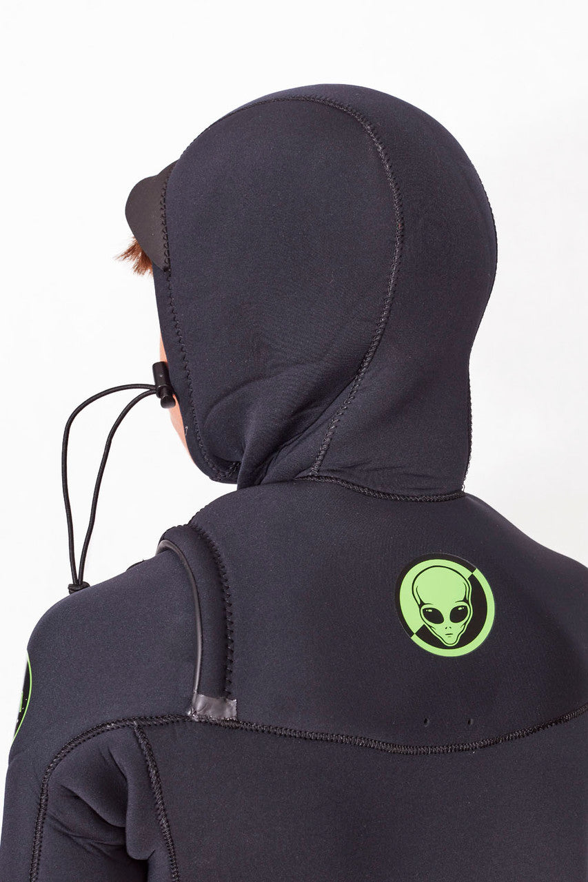 Hooded kids winter wetsuit 6/4