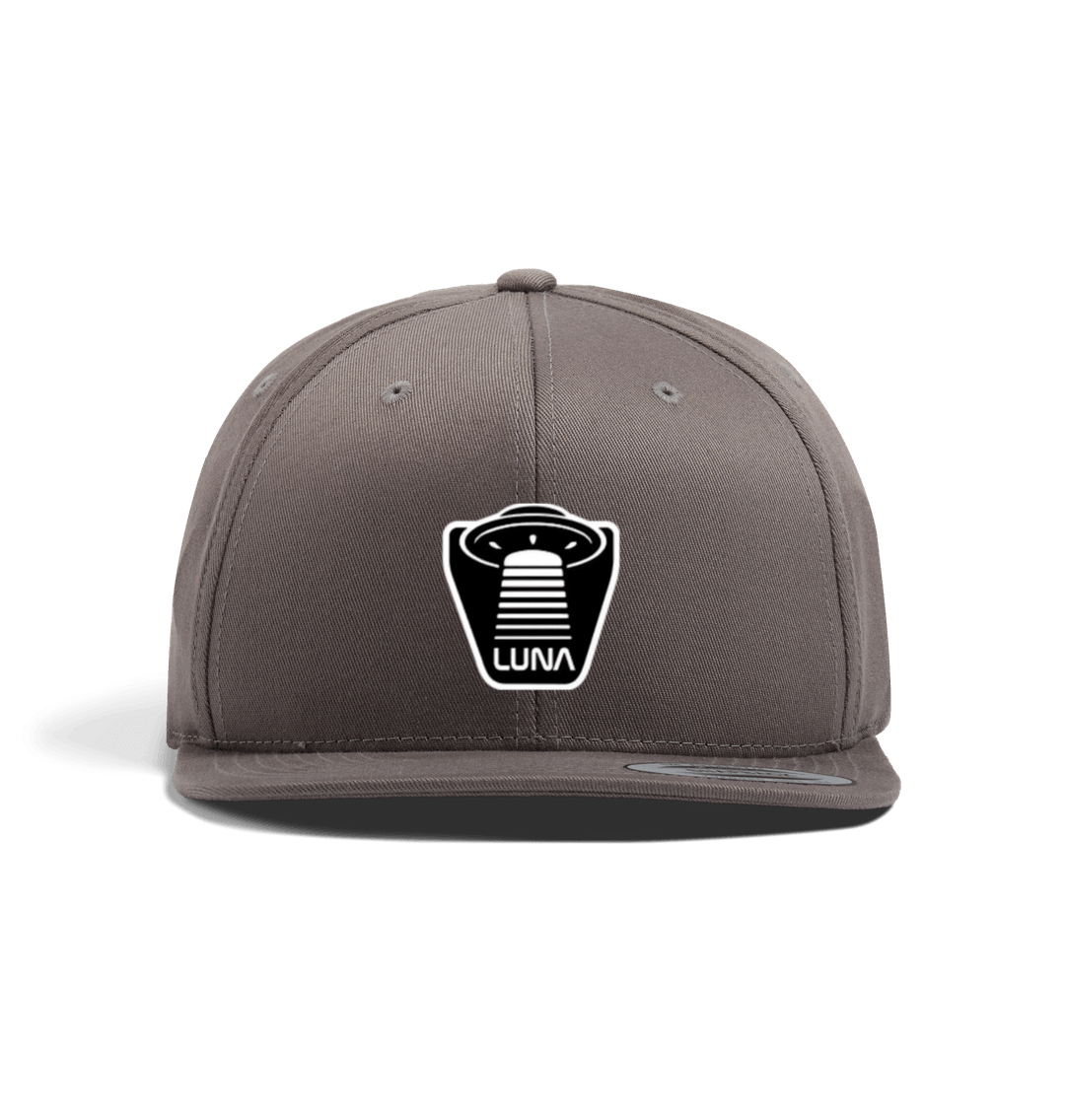 Dark Grey Luna BEAMED Snapback Cap